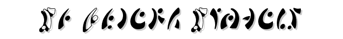 SF Fedora Symbols font